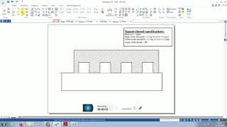 How to do square thread in solid Edge,