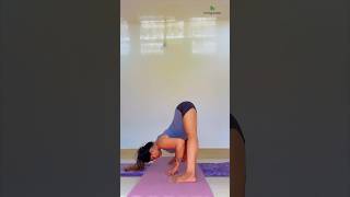 Malasana- Standing wide legged forward bending #yoga #yogapose #yogaurmi #yogawithurmipandya