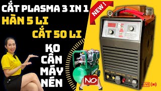 Máy Cắt Plasma CUT 160 air MẪU MỚI 2022 | Máy vừa hàn vừa cắt plasma chuyên nghiệp dòng cắt 160A