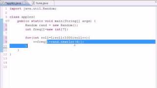 Java Programming Tutorial - 30 - Array Elements as Counters.flv