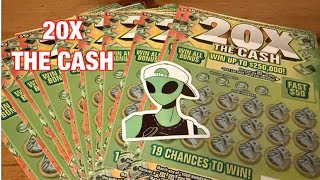 New 20X The Cash Tickets‼️ California Lottery Scratchers🤞🍀🍀🍀