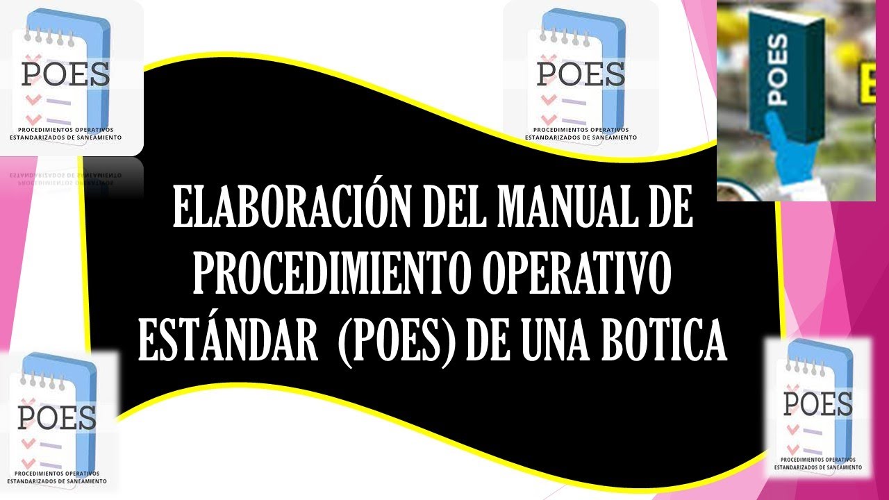 📘 📙 📔 📒 📚ELABORACION DEL MANUAL DE PROCEDIMIENTO OPERATIVO ESTANDAR ...