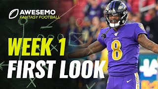 NFL DFS - Week 1 First Look - DraftKings FanDuel Awesemo