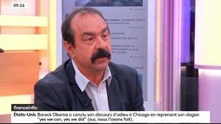 La question qui fâche du HuffPost à Philippe Martinez (CGT) sur Franceinfo