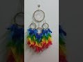 Customized rainbow Dreamcatcher #shorts #craftshorts #civilianscraft #YouTubeshorts