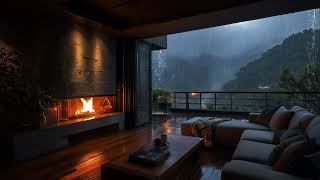 🔥 3 HR 4K Cozy Rain Ambience | Relaxing White Noise for Sleeping, Studying, & Stress Relief 🌧️