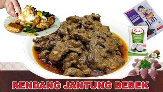 Resep Jantung Bebek bumbu Rendang Enak Banget