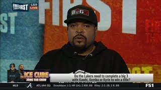FIRST THINGS FIRST | Ice Cube on: Do Lakers need a big 3 with Kawhi, Kemba or Kyrie to win title?