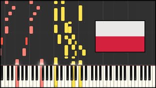 Poland National Anthem - Poland Is Not Yet Lost (Piano Tutorial)