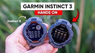 Garmin Instinct 3 vs Instinct E: Hands on Review \u0026 Comparison