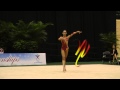 Serena Lu - Ribbon - All Around Final - 2013 U.S. Rhythmic Championships