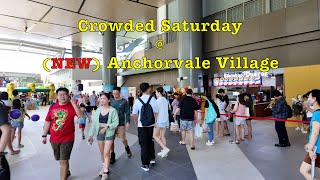 Newest Mall 2024 -  Anchorvale Village Walkthrough 4K #singapore #mall #village #walkingtour