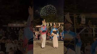 【女踊り】三味線の音に乗せて🎆 She dances to the sound of the shamisen!! #japanese #matsuri