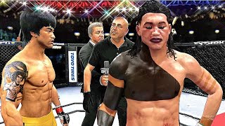 UFC 4 | Bruce Lee vs. Mr. Nimbus (Rick&Morty) - EA sports UFC 4 - CPU vs CPU