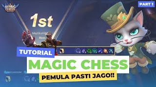 PEMULA PASTI JAGO‼️ TUTORIAL BASIC MAGIC CHESS - CARA MAIN MAGIC CHESS MOBILE LEGENDS TERBARU