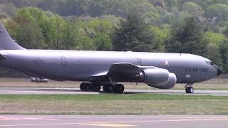 KC-135 Stratotanker Arrival-2023 Westfield Airshow-ME ANG