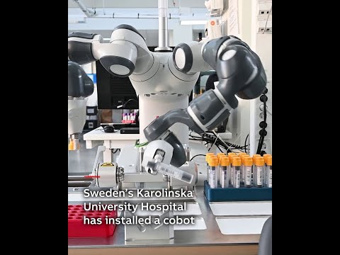 ABB Robots at Karolinska University Laboratory in Sweden