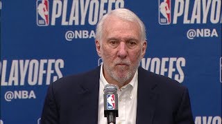 Gregg Popovich Postgame Interview - Game 7 | Spurs vs Nuggets | 2019 NBA Playoffs
