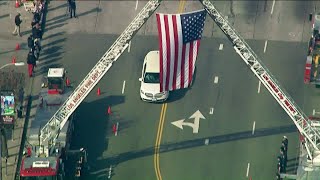 Procession for Slain LASD Detective Amber Leist