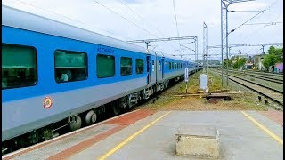 Inaugural LHB Run Of | Vaigai Superfast Express