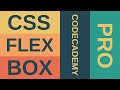 Layout with Flexbox - Crushing Codecademy PRO WEB DEVELOPMENT career path Challenge