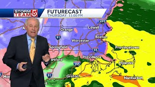 Video: Nor'easter quickly bringing heavy snow