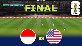 Indonesia Vs United States Final Fifa World Cup 2026 Usa Full Match All