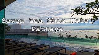 Seven Zea Chic Hotel Pattaya (~40 USD) - Stunning Rooftop pool close to the Beach Road