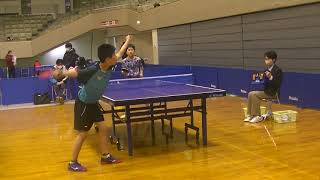 長谷川琳 vs 石川絢大｜第30回東アジアホープス日本代表選考会 男子シングルス 第1ステージ Eリーグ