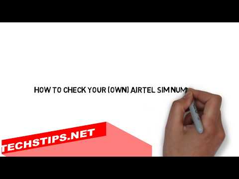 How to Check Your own airtel sim number How to Check Your own airtel sim number