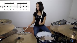 Emmanuelle Caplette: Linear Fill On Drums *Teaser* FREE LESSON