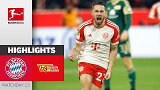 Guerreiro's Goal Makes The Difference! | Bayern München - Union Berlin | Highlights | Bundesliga