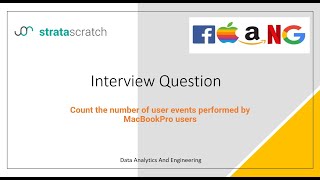 Count of Macbook Pro Users | Easy | StrataScratch | SQL | Solution | Interview Problem