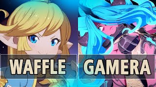 GBVSR:🔥Waffle (Charlotta) Vs Gamera (Versusia)🔥| High Level Gameplay.