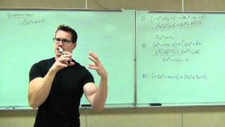 Prealgebra Lecture 10.1:  Adding and Subtracting Polynomials.