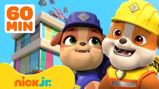 De grootste en beste bouwsels van Rubble \u0026 Crew! w/ Mix 👷 1 uur | Nick Jr. Nederlands