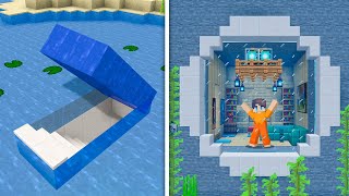 How To Build A Modern Underwater Secret Base in Minecraft
