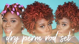Perm Rod Tutorial On Short Dry Natural Hair