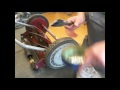 sharpening of a push reel lawn mower