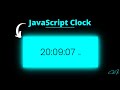 Create a digital clock using HTML CSS JavaScript