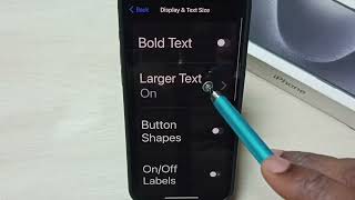 iPhone 12/12 Pro Max : How to Change Font Size or Text Size - 2 Methods