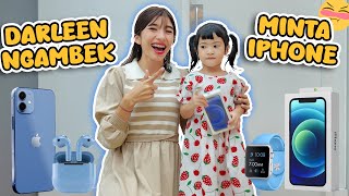 DARLEEN NGAMBEK MINTA DIBELIIN IPHONE KAYAK KK DISTA🤭!! LANGSUNG MAMI BELIIN #viralvideo