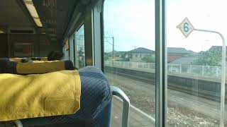 【日本海パノラマ！！】きらきらうえつ号 新潟行き 鼠ヶ関駅発車シーン_2019-06-21