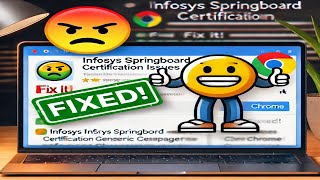 INFOSYS SPRINGBOARD CAMERA ISSUE SOLVED CHECK HOW TO DO IT