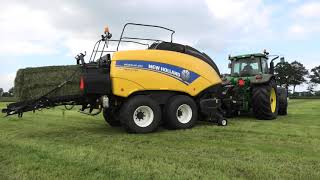 GROTE BALEN PERSEN EN WIKKELEN JOHN DEERE 7720 NEW HOLLAND BIGBALER 890 KUHN SW 4004 INTELL WARRP