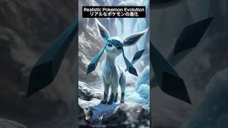 Realistic Pokemon Evolution - Glaceon / リアルなポケモンの進化 - グレイシア / 現實精靈寶可夢進化 - 冰伊布(冰伊貝) #pokemon #aiart