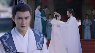 Aranya in beautiful wedding dress is marrying Xize，Shenye can only bless her silently