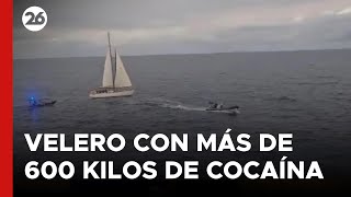 Interceptan cerca de Tenerife un velero con más de 600 kilos de cocaína