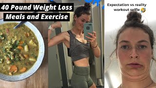 How I eat and exercise for vegan weight loss (40 pounds gone)