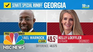 NBC News Projects Warnock Wins Georgia Senate Race | NBC News